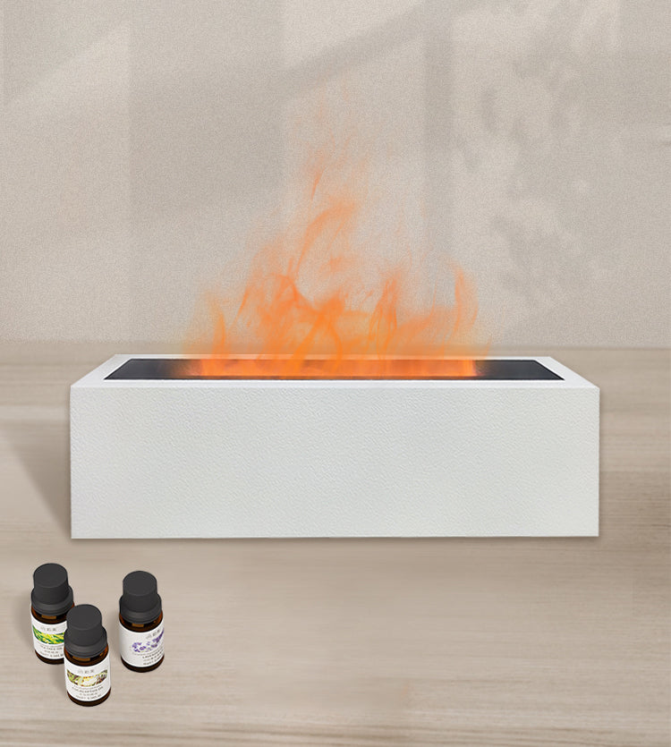 Flame Diffuser Humidifier - Ultrasonic Aroma Diffuser with USB - 200ml Essential Oil Diffuser for Cool Mist Humidification - HIVAGI®