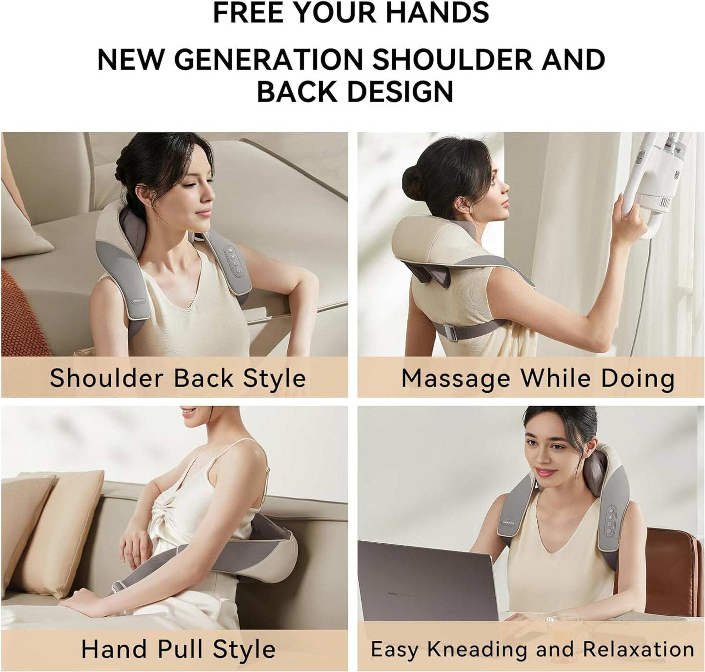 Relieve Discomfort with Our Innovative Shoulder Neck Massager - Your Solution to Pain-Free Living! - HIVAGI®