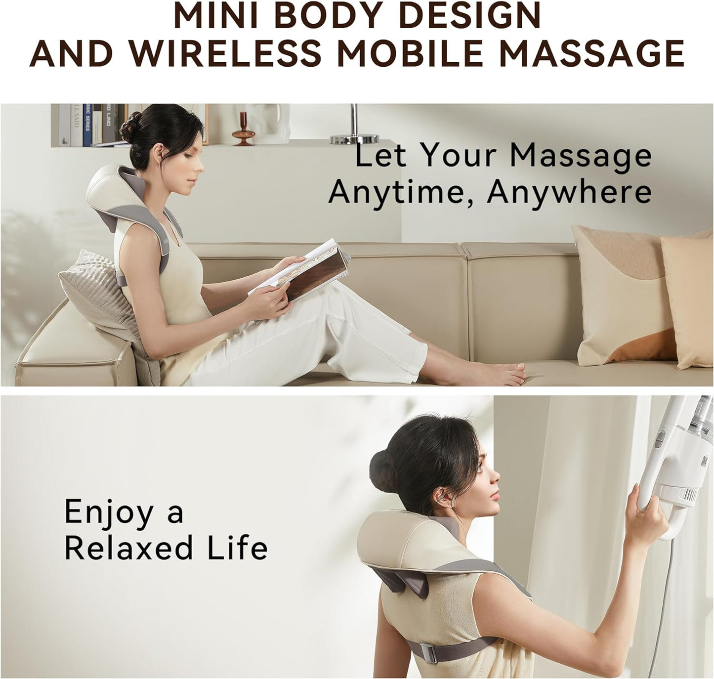 Relieve Discomfort with Our Innovative Shoulder Neck Massager - Your Solution to Pain-Free Living! - HIVAGI®