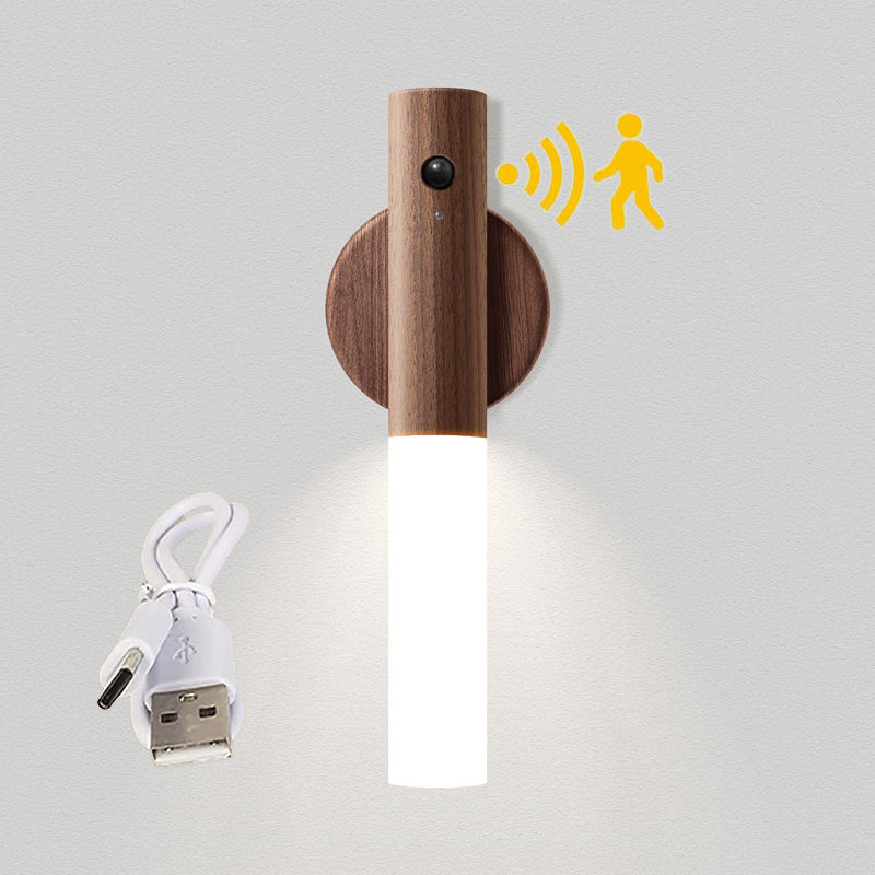 HIVAGI® Portable Motion Sensor Night Light | Rechargeable & Magnetic | Versatile Lighting for Home, Bedroom, Bathroom. - HIVAGI®