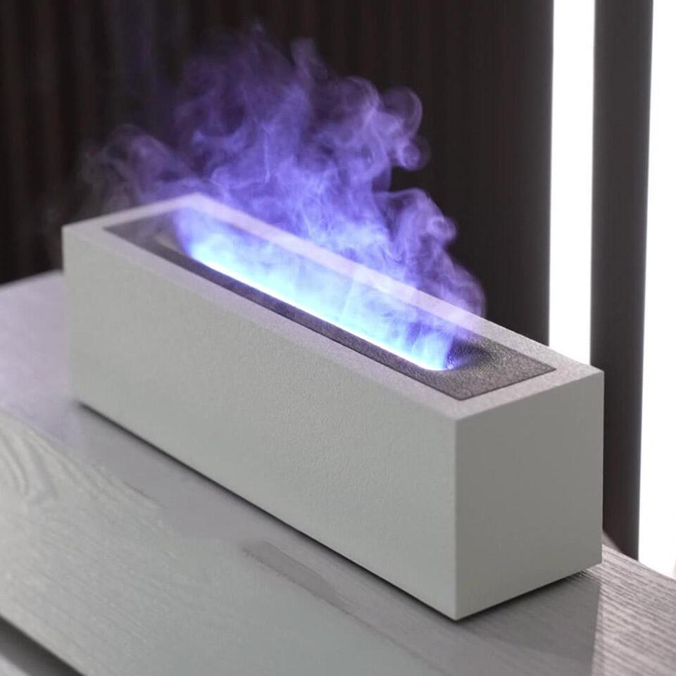 Flame Diffuser Humidifier - Ultrasonic Aroma Diffuser with USB - 200ml Essential Oil Diffuser for Cool Mist Humidification - HIVAGI®