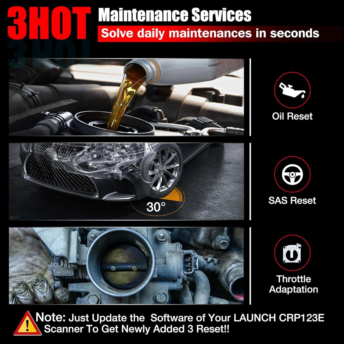 LAUNCH CRP123E: The Best OBDII Scanner for Comprehensive Car Diagnostics.
