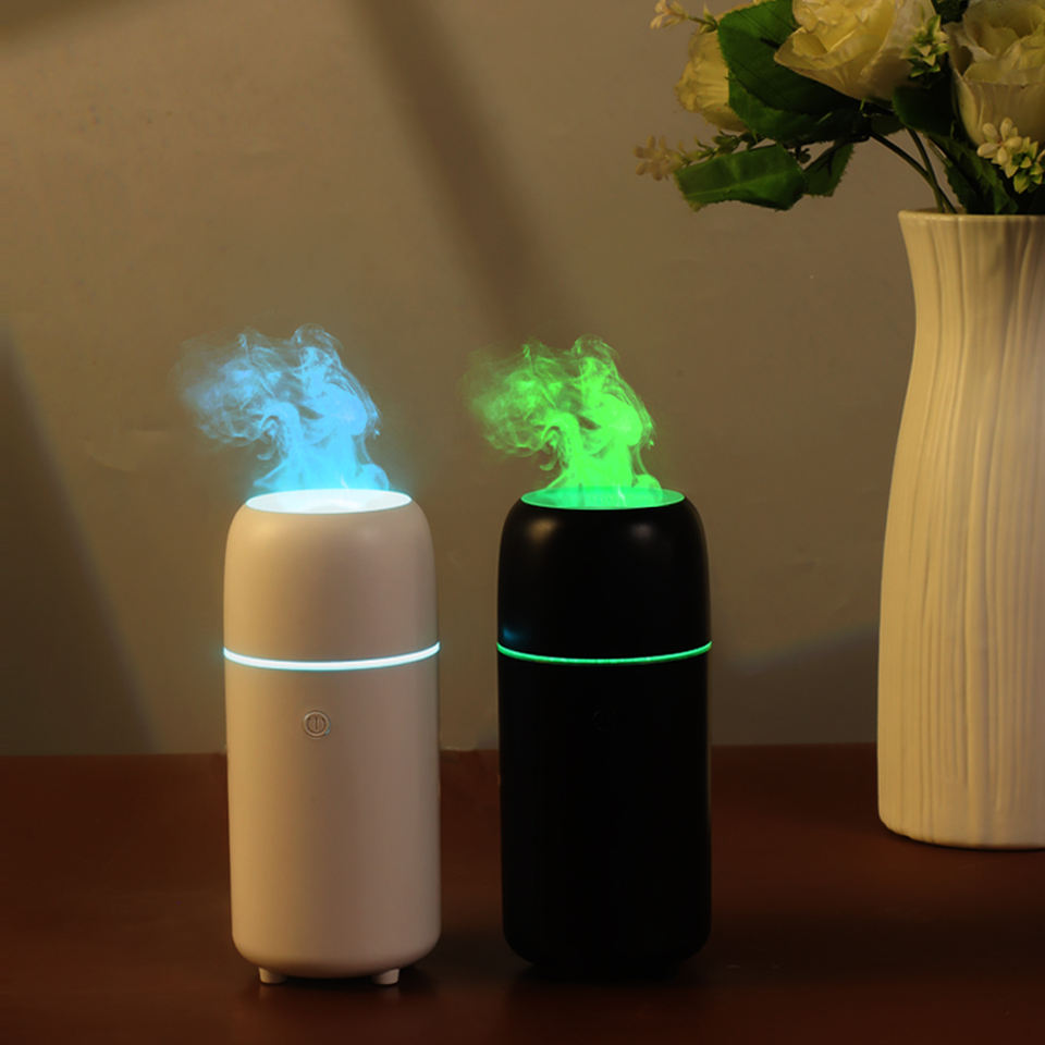 HIVAGI® 3D Flame Humidifier Ultrasonic Nebulizer - Aroma Diffuser with Color Changing LED Lights - Ideal for Home, Gym, Yoga. - HIVAGI®