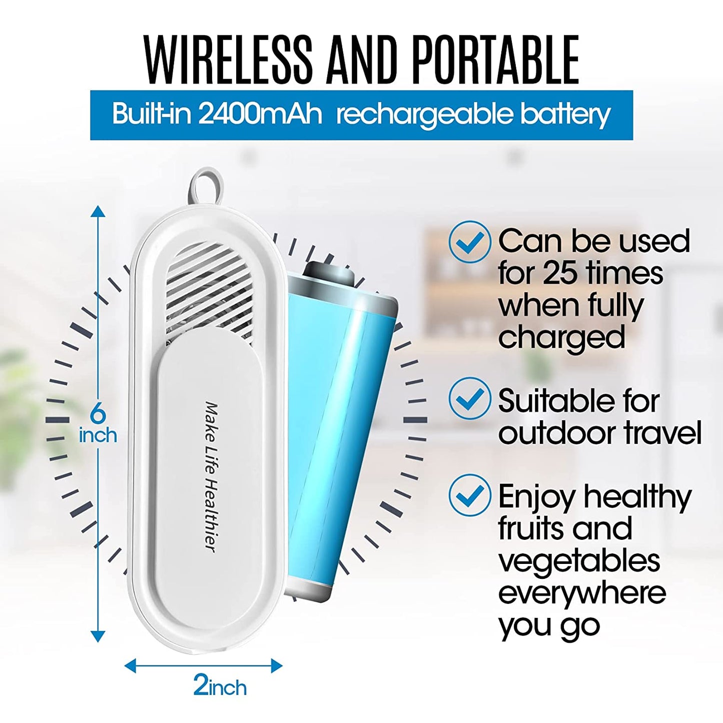 HIVAGI® Fruit and Vegetable Cleaner with OH-ion Purification Technology- Keep Your Produce Safe and Healthy. - HIVAGI®