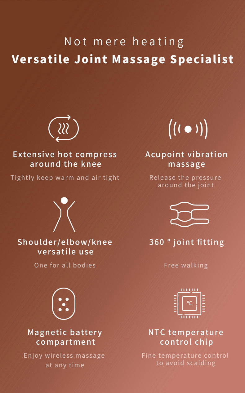 HIVAGI® Electric Heating Knee Massager | Heat Therapy, Vibration, and Joint Pain Relief. - HIVAGI®