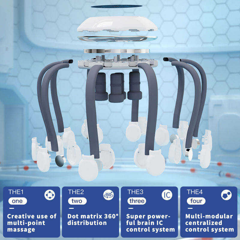HIVAGI® Octopus Head Massager: Stress Relief and Relaxation - Electric Scalp Massager. - HIVAGI®