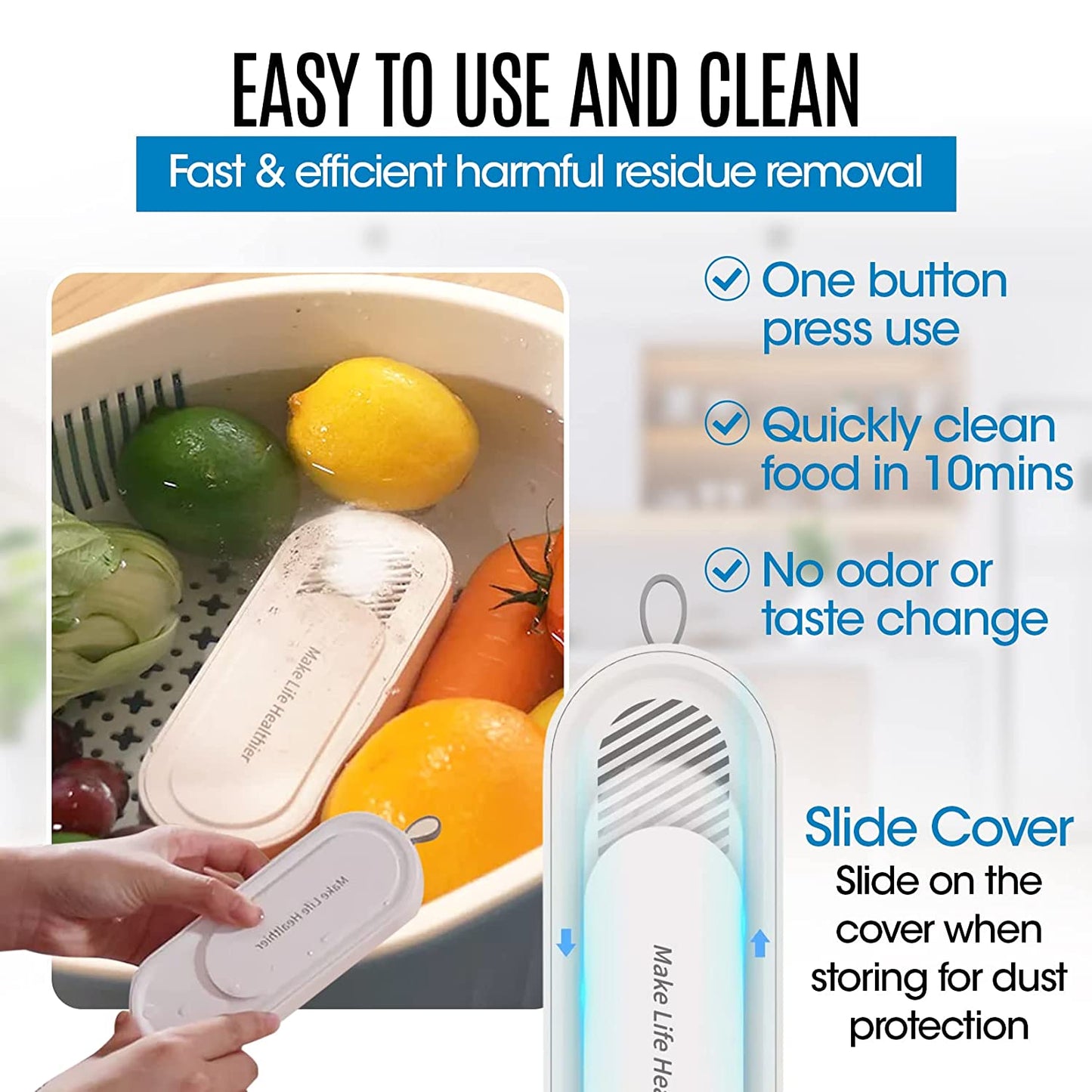 HIVAGI® Fruit and Vegetable Cleaner with OH-ion Purification Technology- Keep Your Produce Safe and Healthy. - HIVAGI®