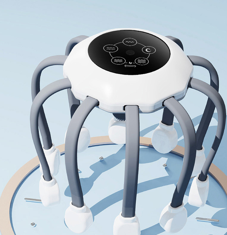 HIVAGI® Octopus Head Massager: Stress Relief and Relaxation - Electric Scalp Massager. - HIVAGI®