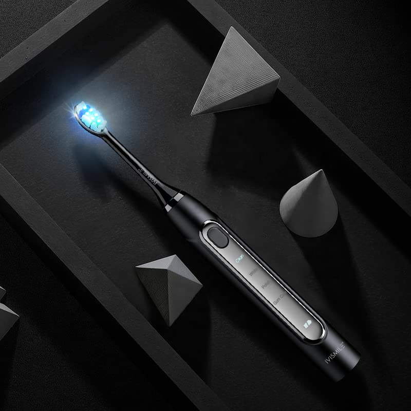 HIVAGI® Electric Toothbrush for Whiter Teeth | 4 Modes & Sonic Technology | LED Light & 2 Brush Heads - HIVAGI®