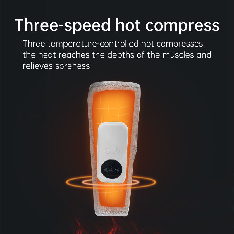 HIVAGI® Leg Massager with Heat, Air Compression Calf Massager, for Edema and Circulation and Muscles Relaxation. - HIVAGI®