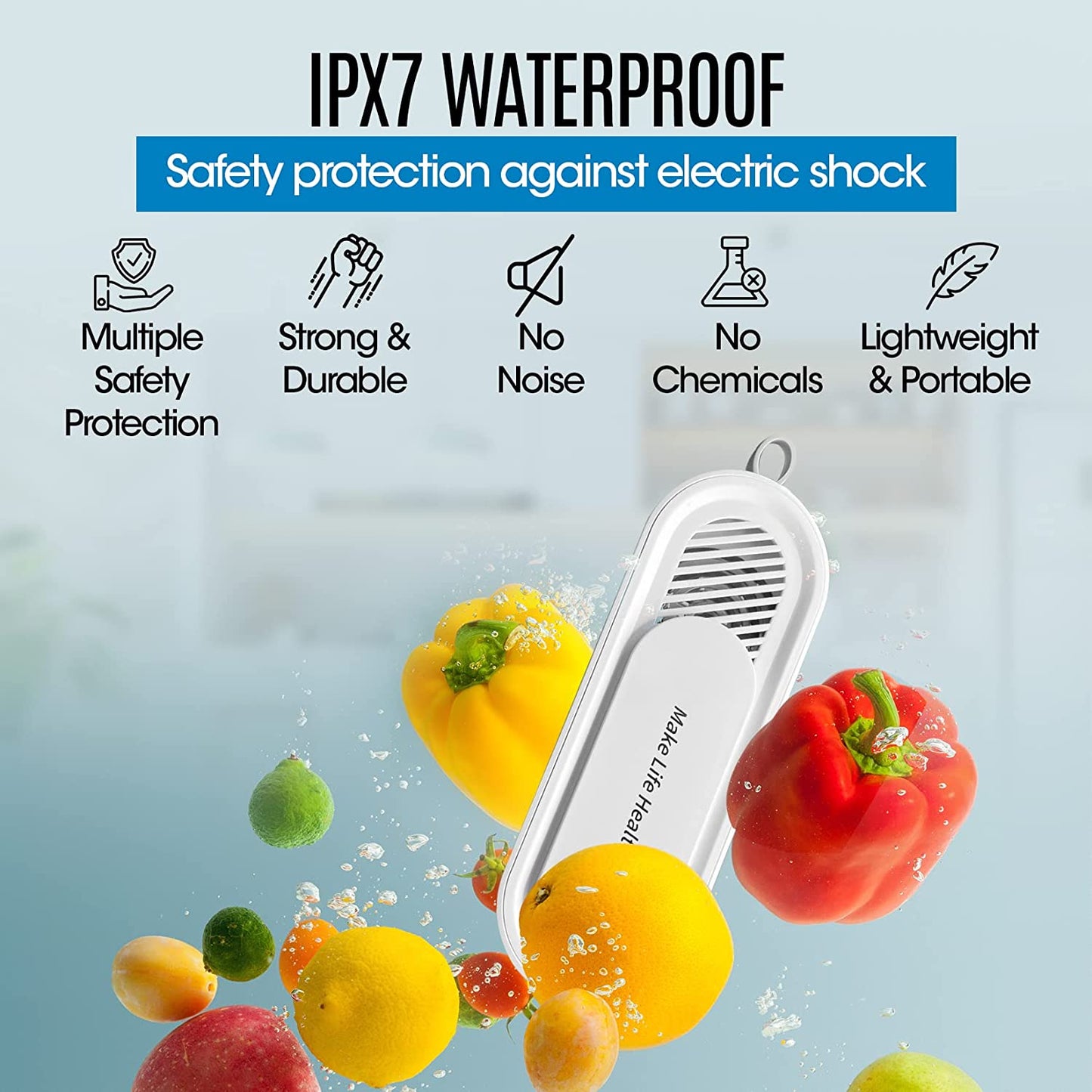 HIVAGI® Fruit and Vegetable Cleaner with OH-ion Purification Technology- Keep Your Produce Safe and Healthy. - HIVAGI®