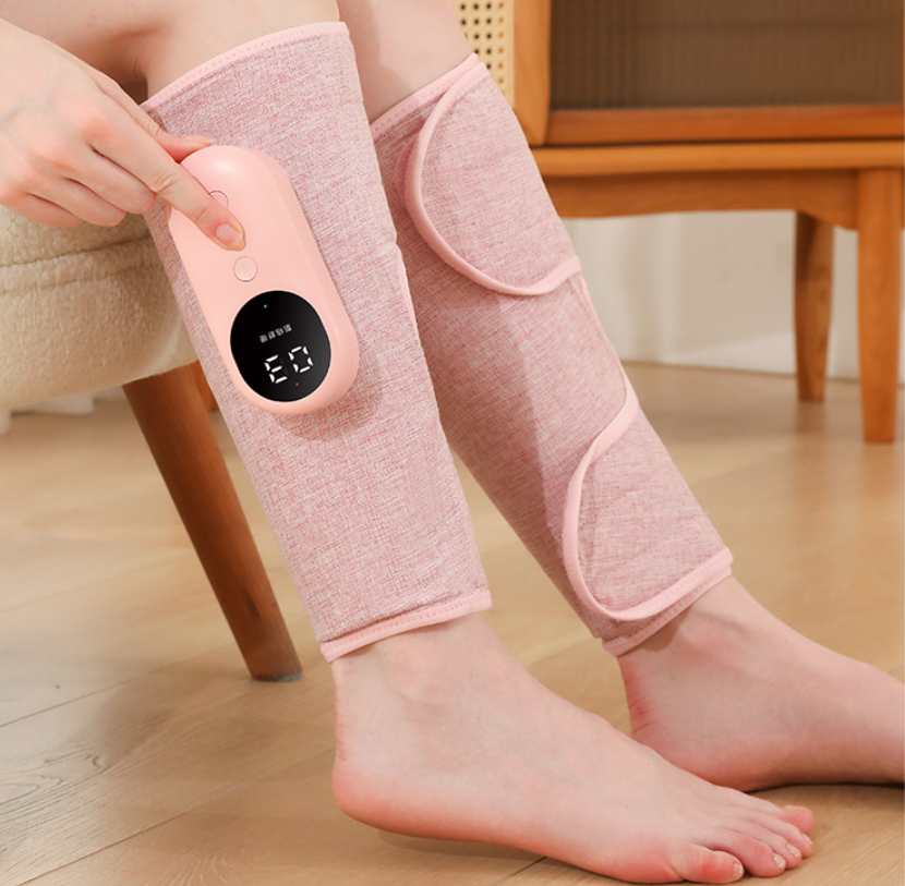 HIVAGI® Leg Massager with Heat, Air Compression Calf Massager, for Edema and Circulation and Muscles Relaxation. - HIVAGI®