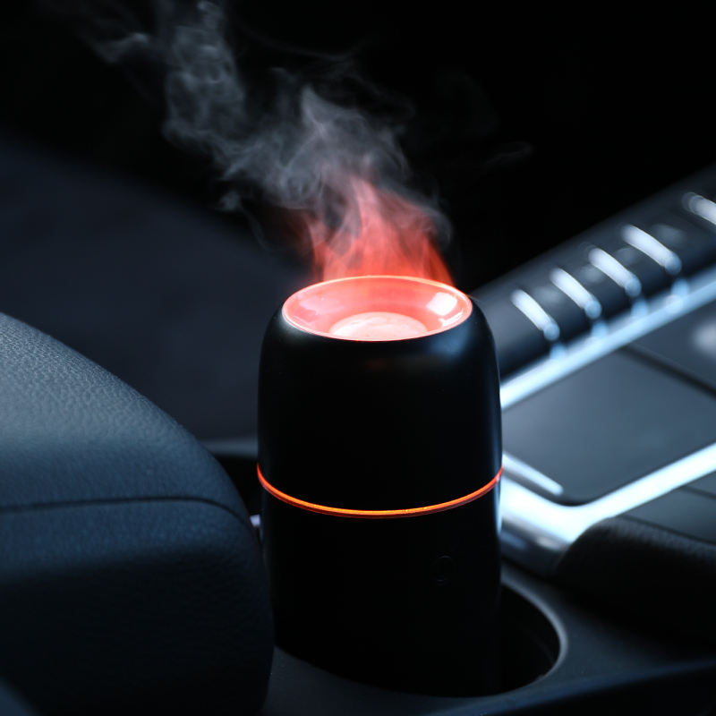 HIVAGI® 3D Flame Humidifier Ultrasonic Nebulizer - Aroma Diffuser with Color Changing LED Lights - Ideal for Home, Gym, Yoga. - HIVAGI®
