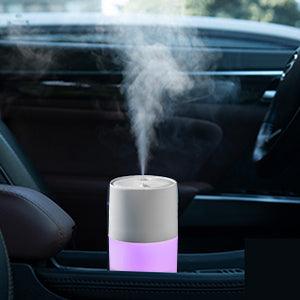 HIVAGI® Portable Mini Humidifier, Jellyfish Elf Cool Mist Ultrasonic Humidifier for Office Car Yoga & Travel (Marble White). - HIVAGI®