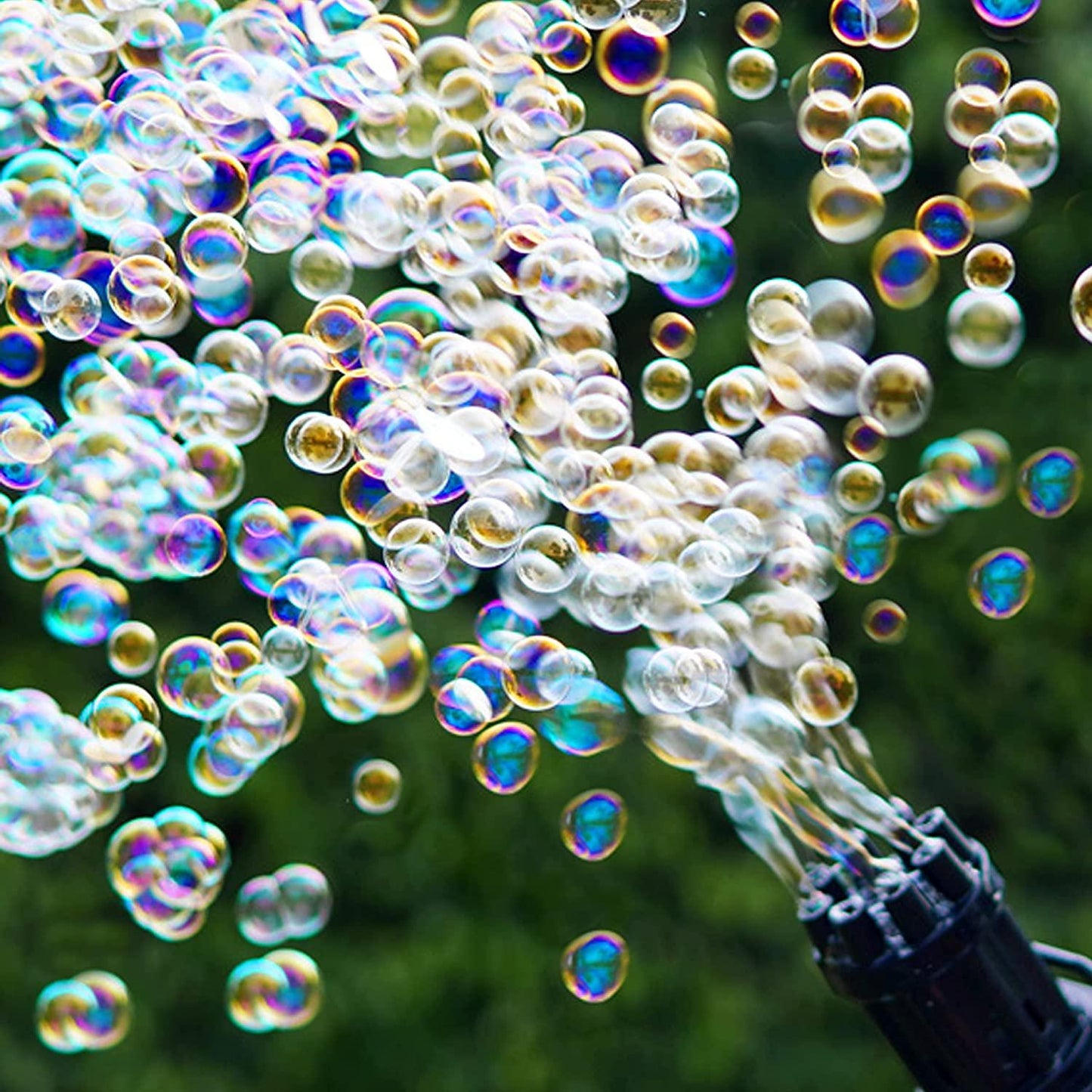 HIVAGI® 8-Hole Electric Bubbles Gun for Toddlers Toys, New Gatling Bubble Machine Outdoor Toys for Boys and Girls. - HIVAGI®