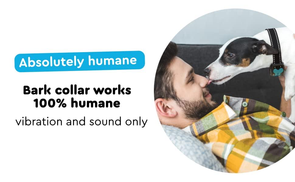 HIVAGI® Humane Anti Barking Training Collar - Vibration No Shock Dog Collar - Stop Barking Collar for Dogs - Best No Barking Control Dog Collar. - HIVAGI®