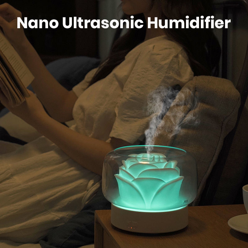 HIVAGI® Ultrasonic Mist Aroma Diffuser with 7 Color Light, 400ml Essen