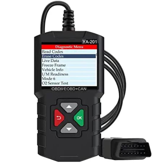 EDIAG KINGBOLEN YA201 OBD2 Scanner - Full Diagnostic Tool with Battery Test & Free Lifetime Updates.