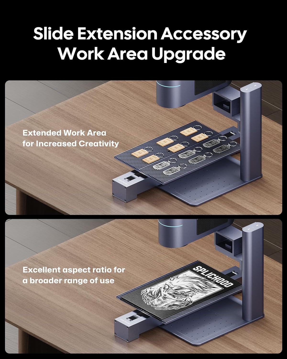 LaserPecker LP4 Dual-Laser Engraver – Best 8K Precision Laser Cutter for Metal, Wood, Jewelry & Acrylic [2025 Edition].