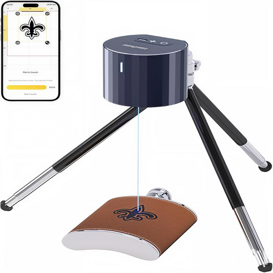 LaserPecker LP1 Pro Starter Kit - Mini Laser Engraver for DIY Projects & Gifts.