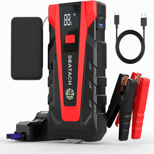 Scatach 011 Car Battery Jump Starter,4000A 12V Jump Starter Battery Pack (up to 10.0L Gasoline and 8.0L Diesel Engine).