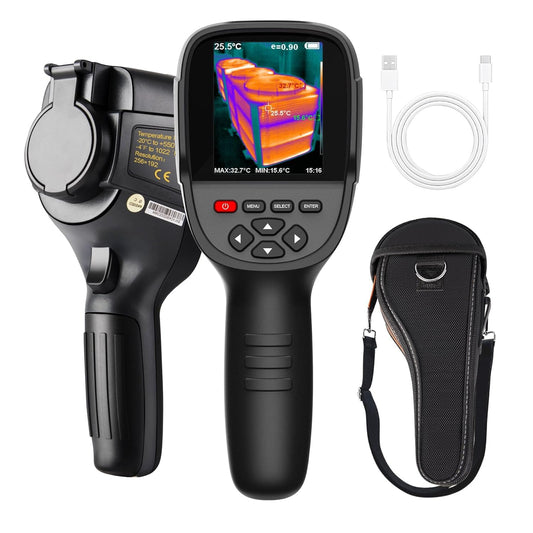 HT-18+ Thermal Imaging Camera 256x192 with Dual-Light Fusion | High-Res Infrared Camera for HVAC, Electrical, Plumbing & Home Inspection | -4°F to 1022°F Range