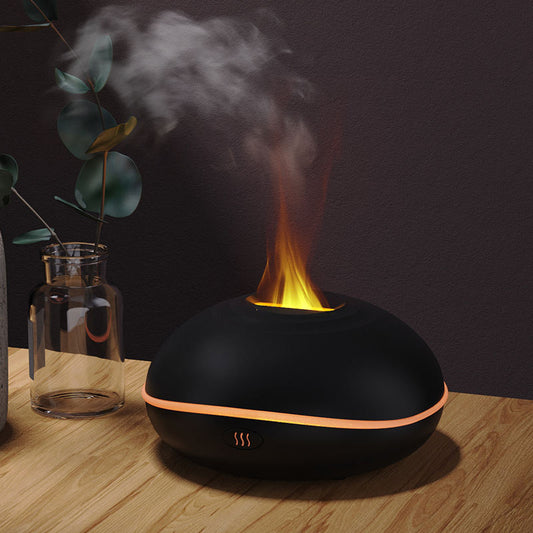 HIVAGI® Flame Diffuser Humidifier: Aromatherapy Bliss with LED Lights and Mist. - HIVAGI®