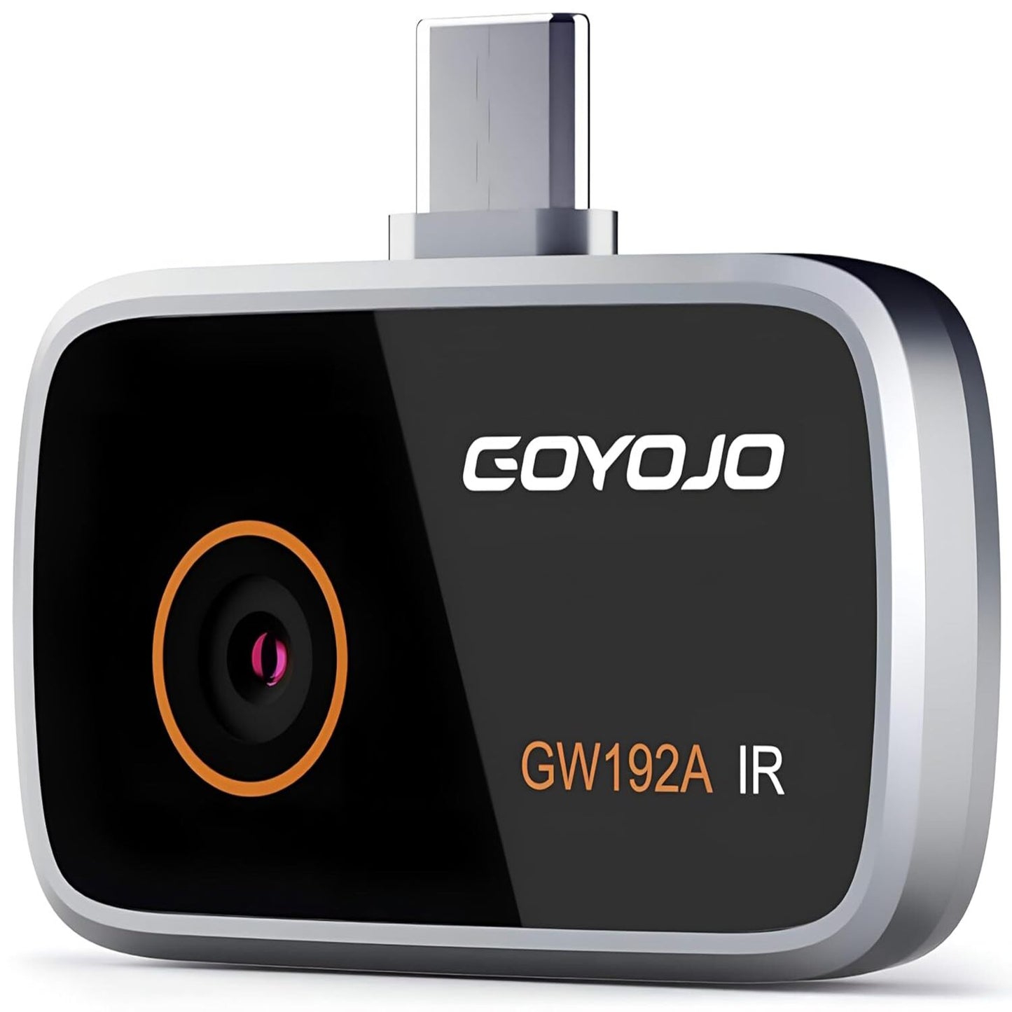 GOYOJO GW192A Thermal Imaging Camera for iPhone 15/16/17 & Android – 192x192 IR Resolution, Water Leak Detection HVAC Electrical Plumbing, Automotive Repair, Home Inspection, DIY-USB-C Infrared Imager.