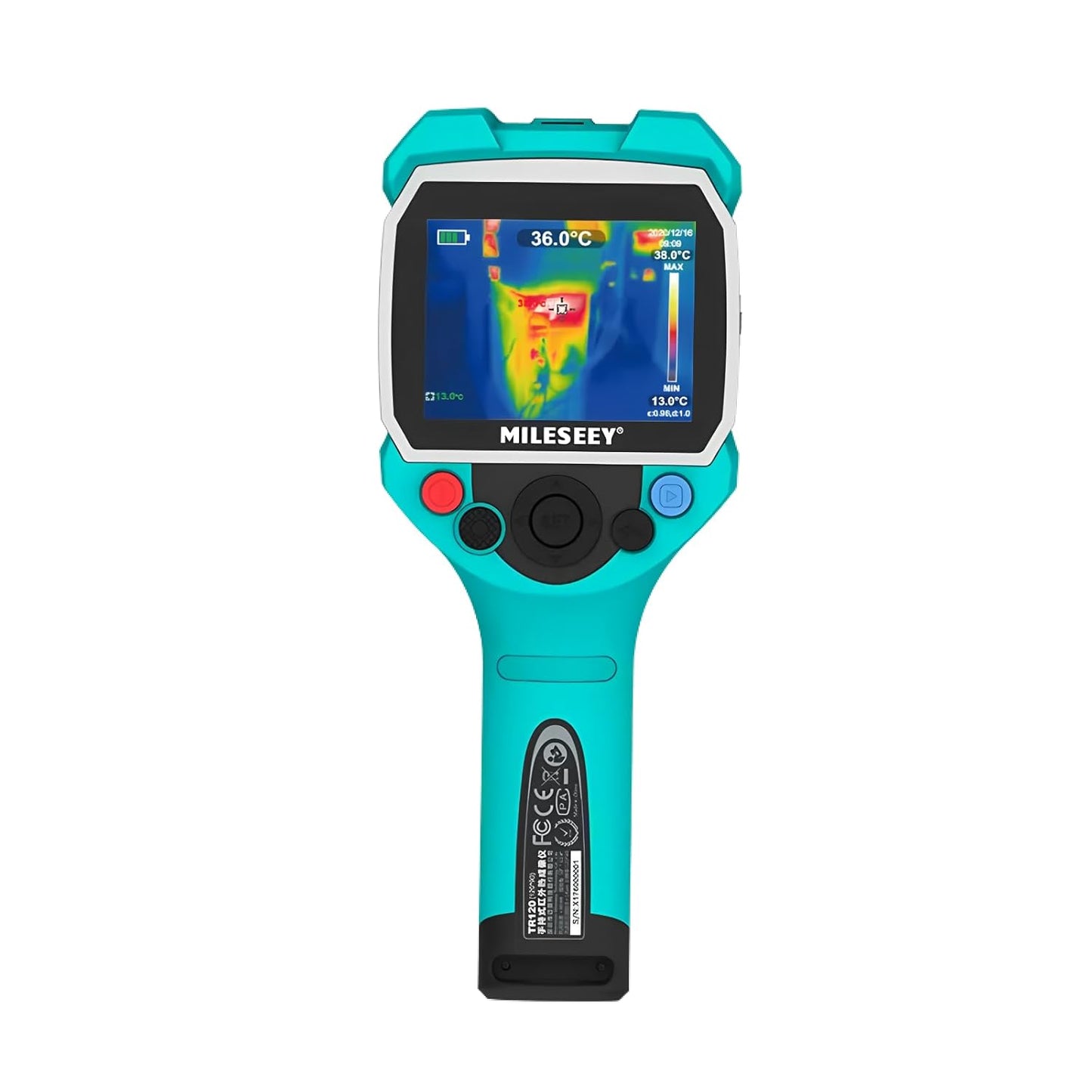 MILESEEY TR256A Thermal Imaging Camera, Handheld 256x192 IR Resolution Thermal Imager with 3.5" Screen, -20°C to 550°C, IP65 Waterproof, Auto Hot/Cold Spot Tracking, 10H Battery Life for HVAC, Electrical, Home Inspection