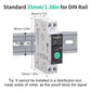 TONGOU SY2 63A Smart WiFi Relay Switch | DIN Rail Mount | Power Monitoring | TUYA App | Alexa & Google Home Compatible | No Hub Required