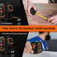 GOYOJO 2-in-1 Digital Laser Tape Measure - 131ft Laser & 16ft Auto-Lock Tape - Type-C Rechargeable, High-Accuracy Measuring Tool with LCD Display.