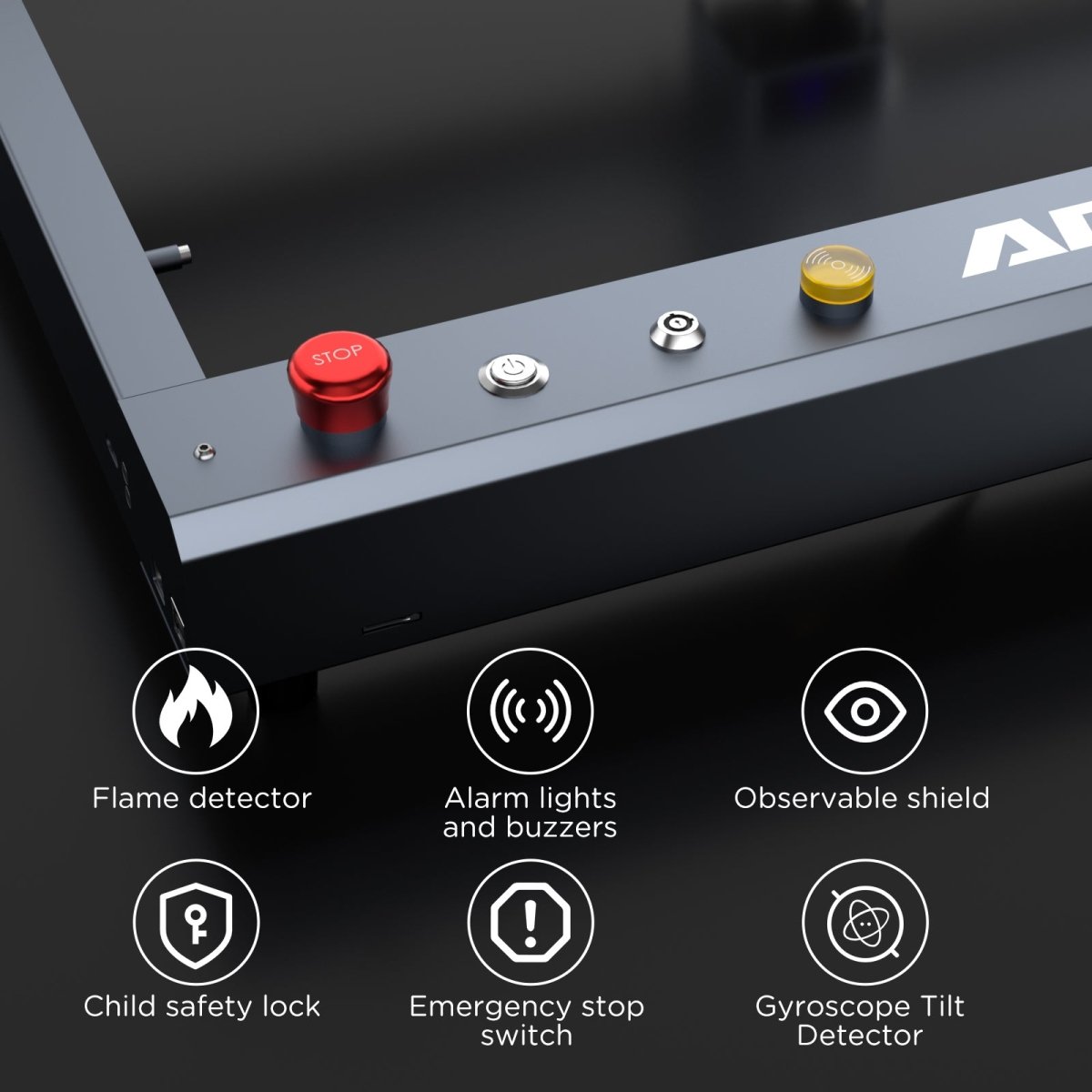 ACMER P2 Laser Engraver & Cutter – 33W/20W/10W High-Precision Industrial CNC Machine (Pre-Assembled).