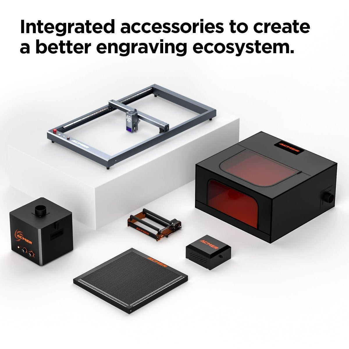 ACMER P2 Laser Engraver & Cutter – 33W/20W/10W High-Precision Industrial CNC Machine (Pre-Assembled).