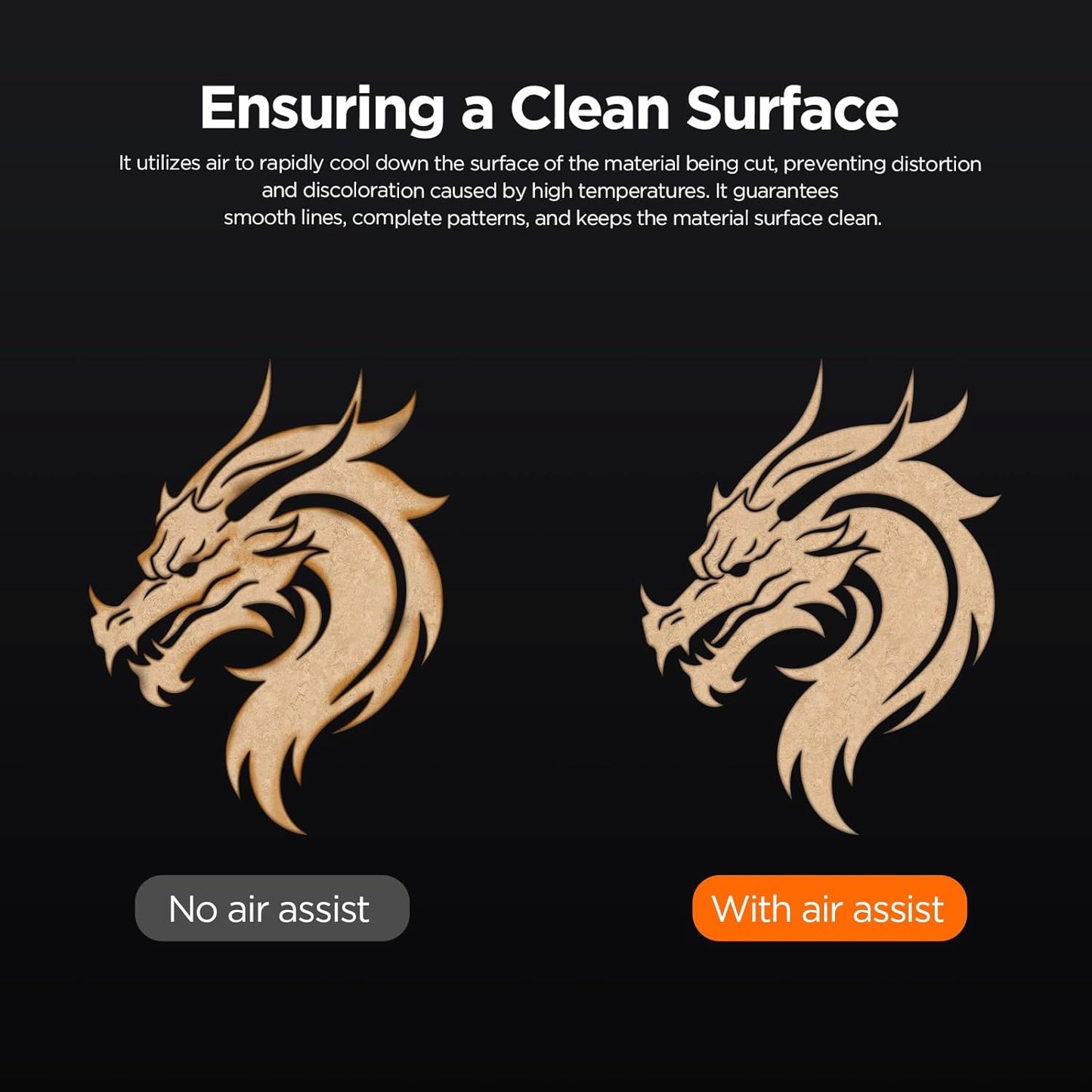 ACMER C4 Laser Air Assist Pump | 30L/min Adjustable Airflow for CNC & Engraving.