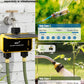 Solar Powered Smart WiFi Water Timer 2 Zone | HIVAGI® Irrigation Controller for Garden.