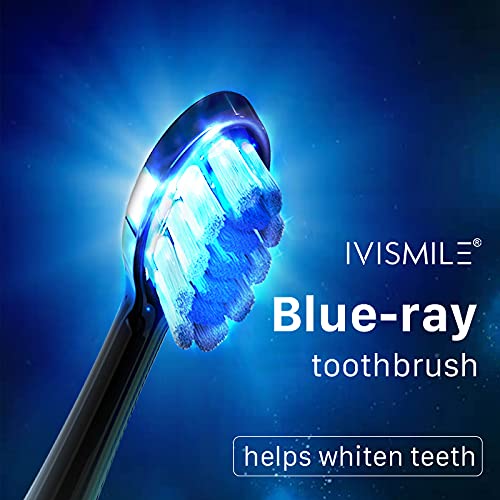 HIVAGI® Electric Toothbrush for Whiter Teeth | 4 Modes & Sonic Technology | LED Light & 2 Brush Heads - HIVAGI®