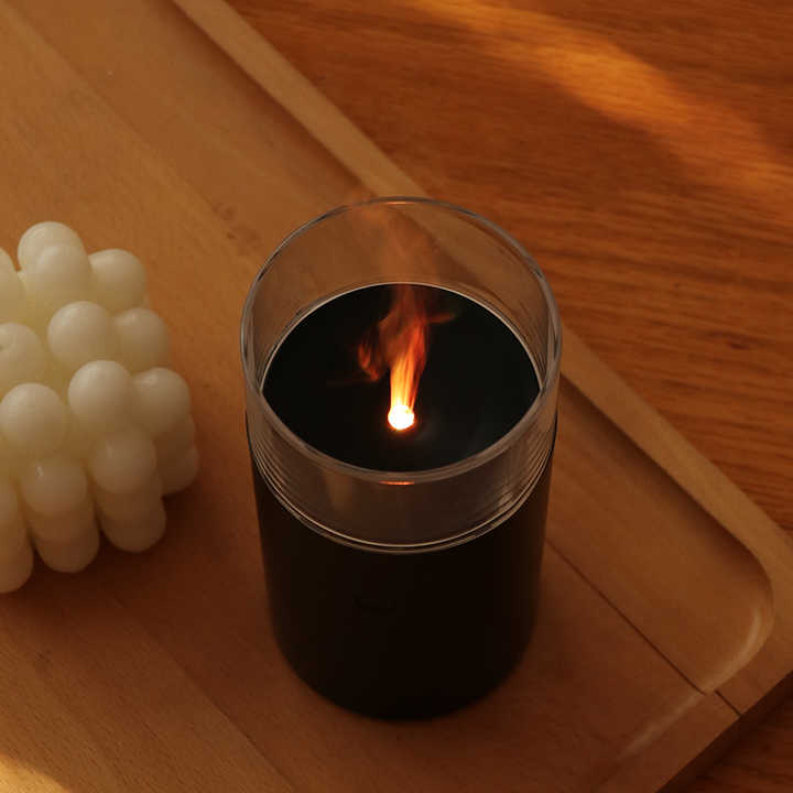 HIVAGI® Ultrasonic Fire Flame Humidifier: Aromatherapy Bliss with Real