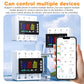Taxnele 80A 3-Phase WiFi Smart Energy Meter & Circuit Breaker | Tuya Smart Life DIN Rail Voltage, Current & Surge Protection Relay (KWS-306WF).
