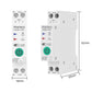 TAXNELE Tuya WiFi Smart Circuit Breaker 1-63A Adjustable | 230V DIN Rail Smart Energy Meter & Power Monitor with Over/Under Voltage Protection | Works with Smart Life, Alexa & Google Home
