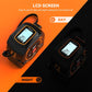 GOYOJO 2-in-1 Digital Laser Tape Measure - 131ft Laser & 16ft Auto-Lock Tape - Type-C Rechargeable, High-Accuracy Measuring Tool with LCD Display.