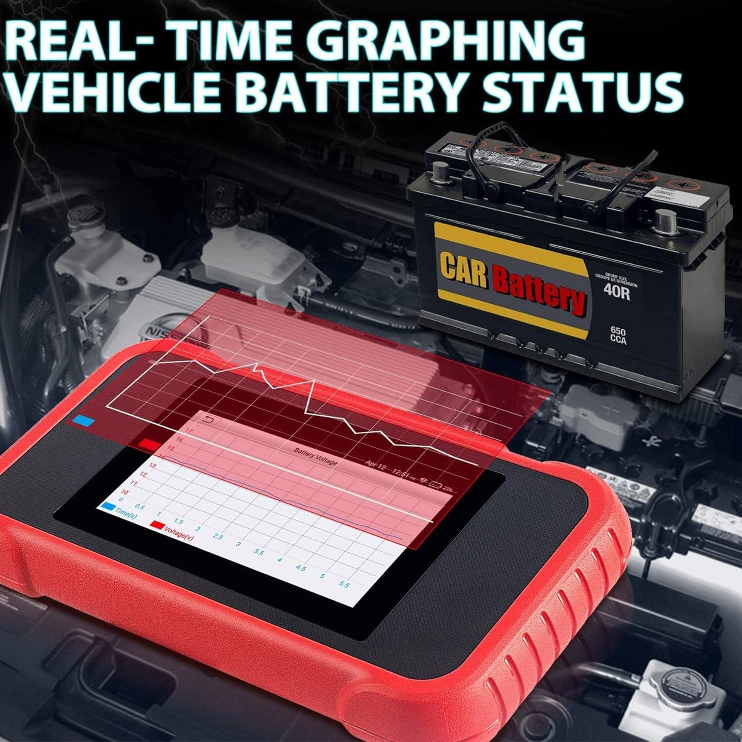 LAUNCH CRP123E OBD2 Scanner – ABS/SRS/Engine/Transmission Diagnostic Tool, WiFi, 5-Year Warranty