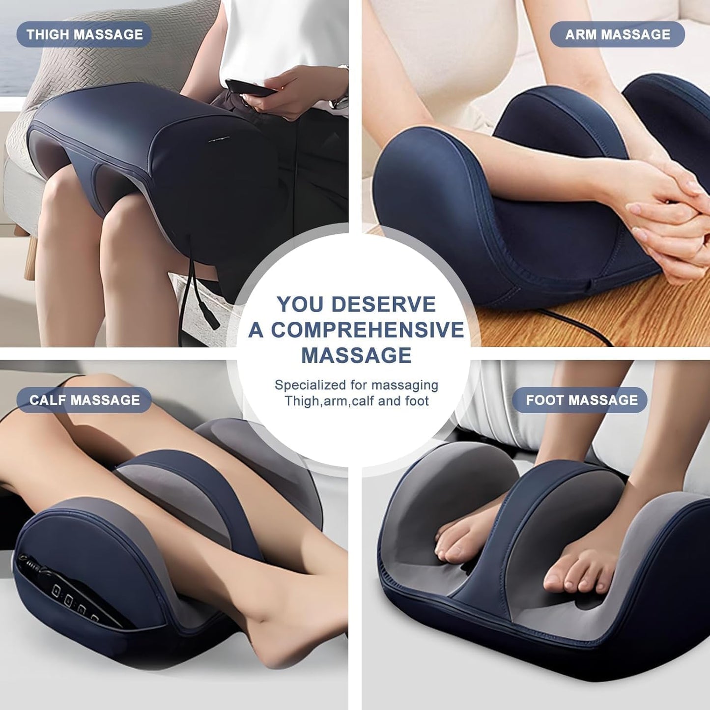 Shiatsu Foot Massager Machine with Heat: The Ultimate Relief for Tired Muscles and Plantar Pain.