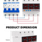 HIVAGI® 100A 3-Phase Voltage & Current Protector | SYNC/ASYNC Modes | Surge, Overload, Phase Loss Protection | Adjustable Over/Under Voltage & Overcurrent.
