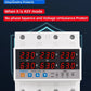 HIVAGI® 100A 3-Phase Voltage & Current Protector | SYNC/ASYNC Modes | Surge, Overload, Phase Loss Protection | Adjustable Over/Under Voltage & Overcurrent.