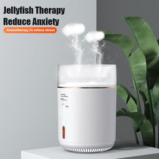 HIVAGI® Portable Mini Humidifier 480ml Cool Mist Humidifier USB Personal Desktop Humidifier For Bedroom Office Home Yoga Gym. - HIVAGI®