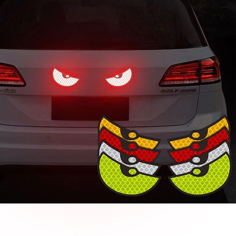 Anti Collision Sensor Sticker HIVAGI® Stay Safe with Reflecting Car Stickers - Anti-Collision Night