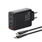 Mcdodo GaN 120W PD USB-C*3+USB*1 Wall Charger & Cable Set (EU plug). - HIVAGI®