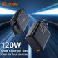 Mcdodo GaN 120W PD USB-C*3+USB*1 Wall Charger & Cable Set (EU plug). - HIVAGI®