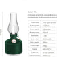 Retro Mist Humidifiers with Warm Light Quiet Vaporizers, Moisturizing Skin (Green). - HIVAGI®