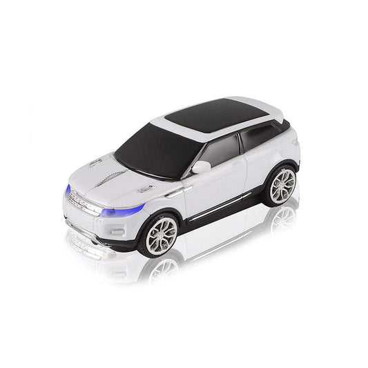 HIVAGI® Wireless Cool SUV Car Shape Mouse With USB Receiver (White). - HIVAGI®